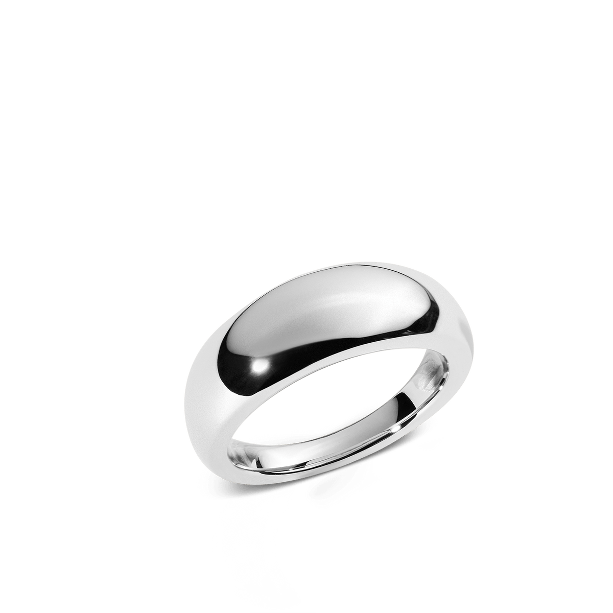 Daniel Wellington Flow Ring 8mm Silver in recycled stainless steel