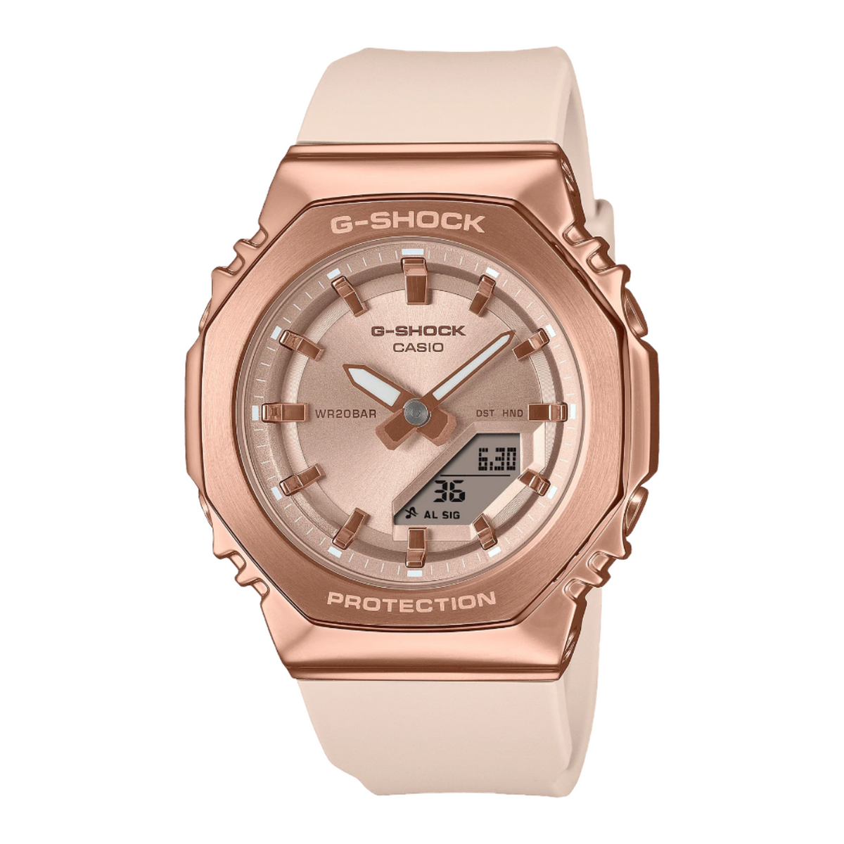 G-Shock Analog Digital Pink Resin Band Watch GMS2110PG-4A
