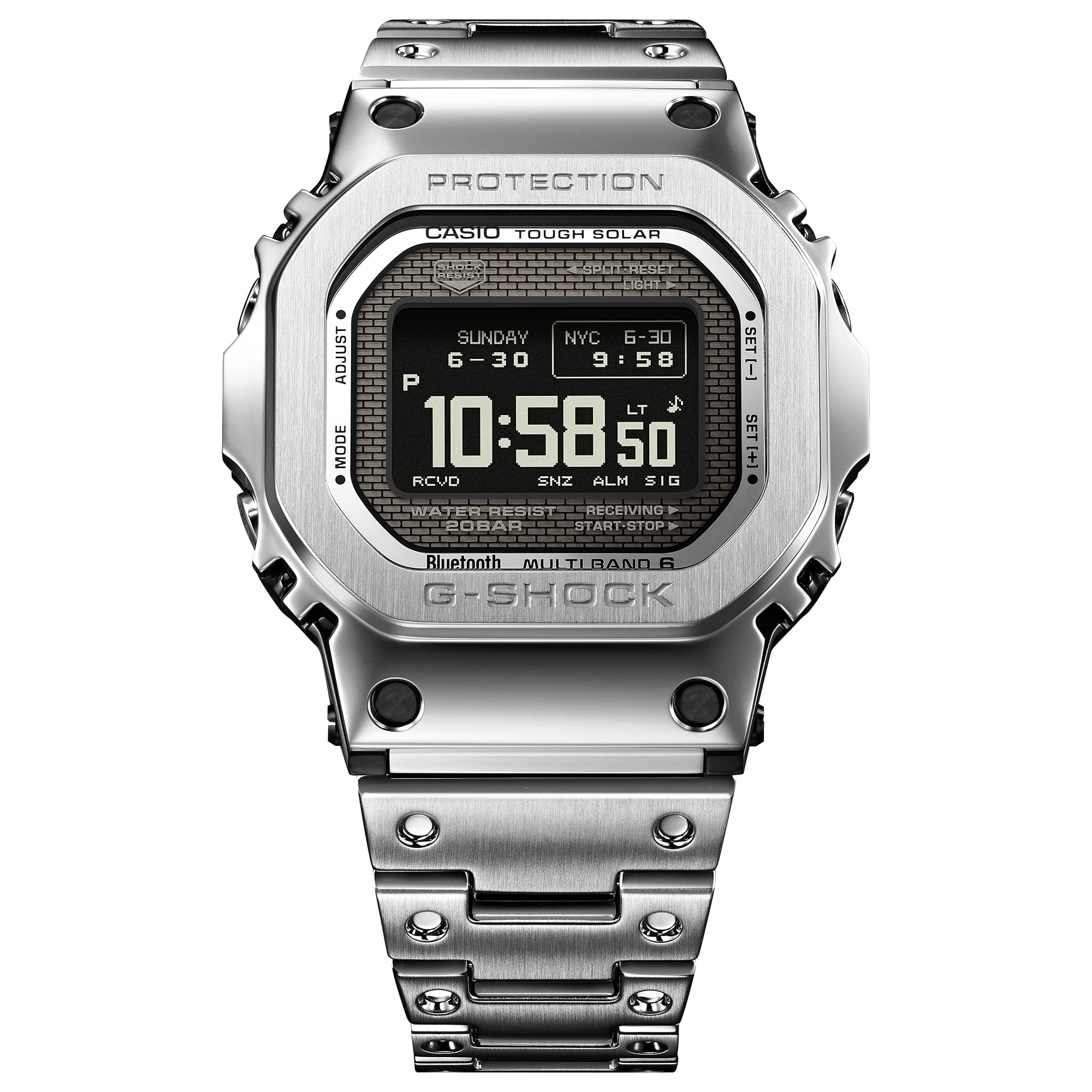 G-Shock Full Metal Black Dial Stainless Steel Watch GMWBZ5000D-1D
