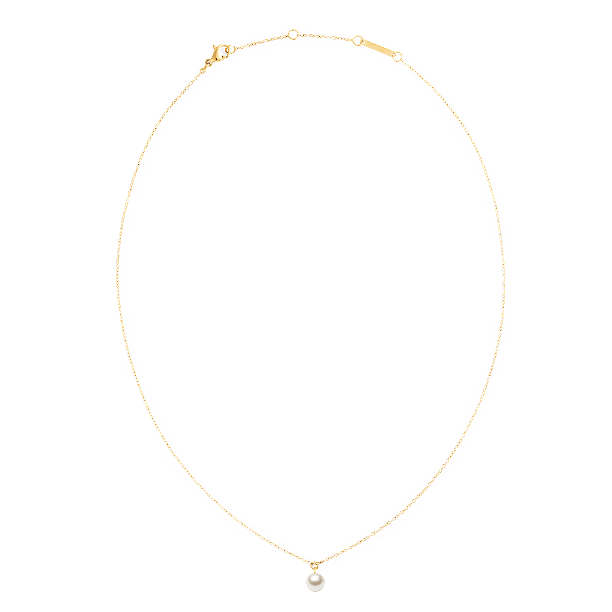 Daniel Wellington Pearl Necklace Gold
