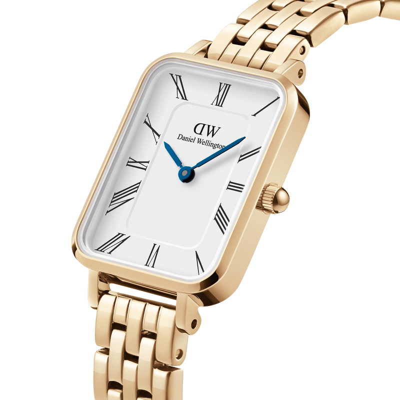 Daniel Wellington Quadro 罗马数字 5 链金表 DW00100688