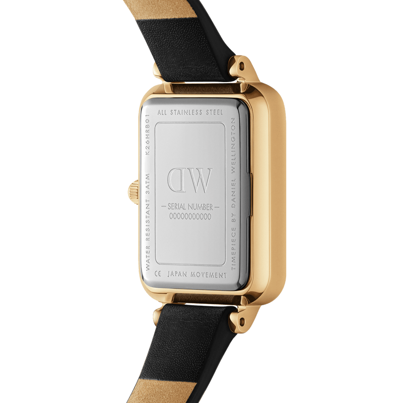 Daniel Wellington Quadro Roman Numerals Sheffield Gold Watch DW00100692