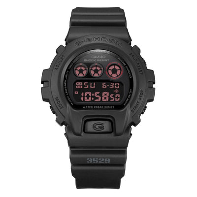 G-Shock 数字黑色树脂表带手表 DW6900UMS-1D