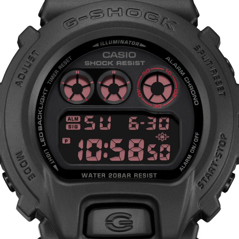 G Shock Digital Black Resin Band Watch DW6900UMS 1D Watch Direct