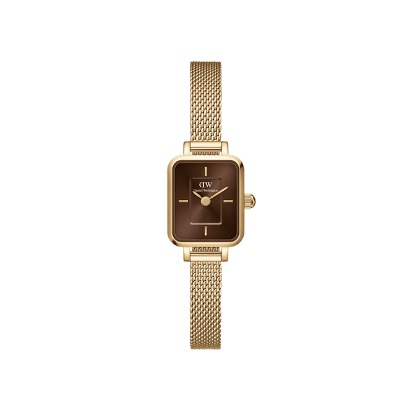 Daniel Wellington Quadro Mini 15x18mm Evergold Gold Amber DW00100654