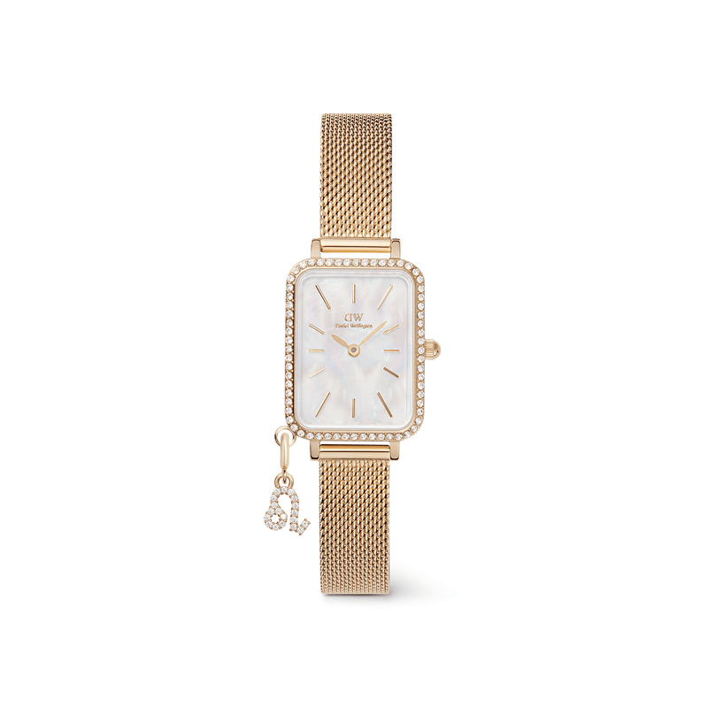 Daniel Wellington Quadro Crystal Zodiac Evergold 腕表