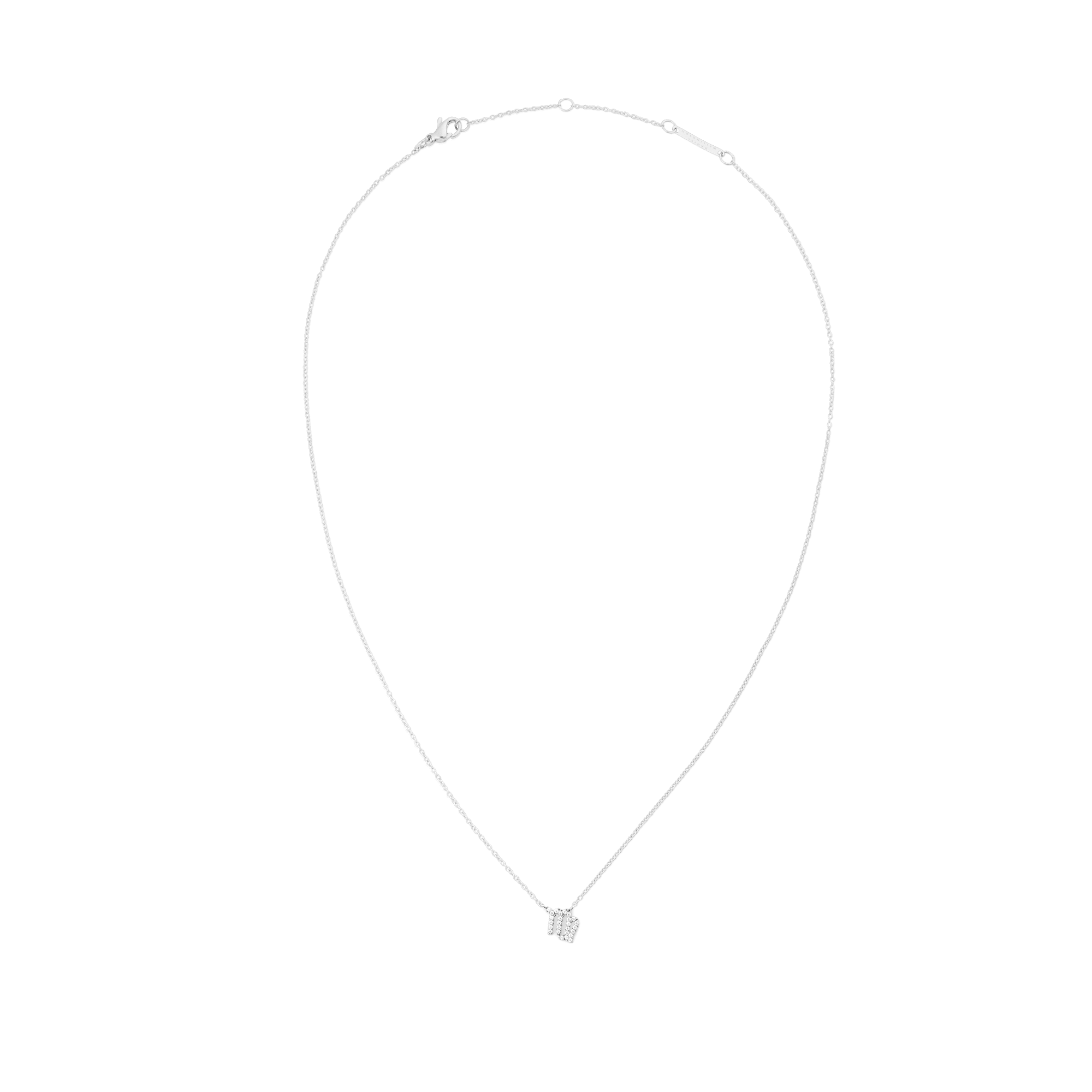 Daniel Wellington Zodiac Crystal Necklace Silver