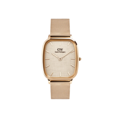 Daniel Wellington Marlon Melrose Vintage Linen Pattern Dial Watch DW00100817