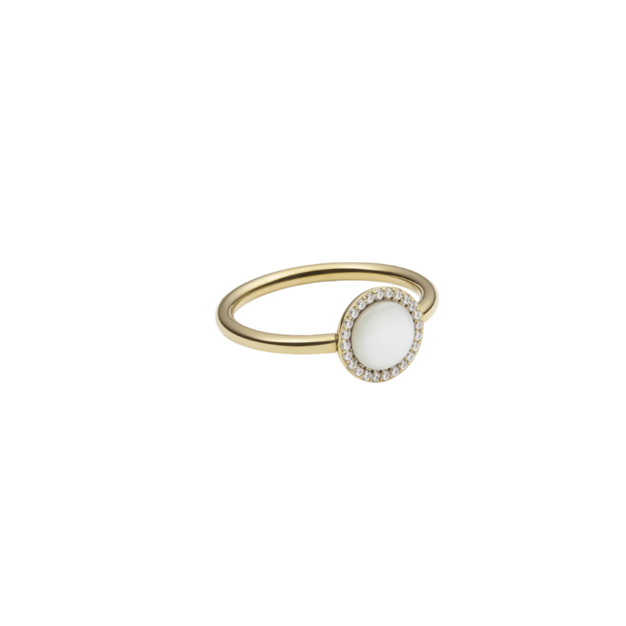 Daniel Wellington Audrey Mother of Pearl Gold Ring