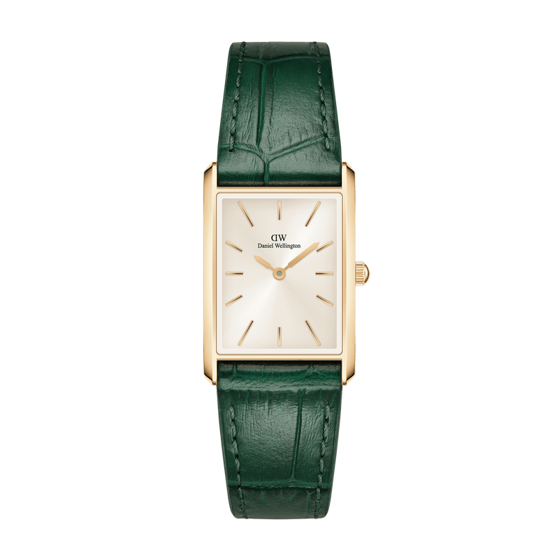 Daniel Wellington 鳄鱼纹香槟色放射纹金表 DW00100695