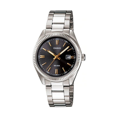 Casio Analog Silver Stainless Steel Watch LTP1302D-1A2