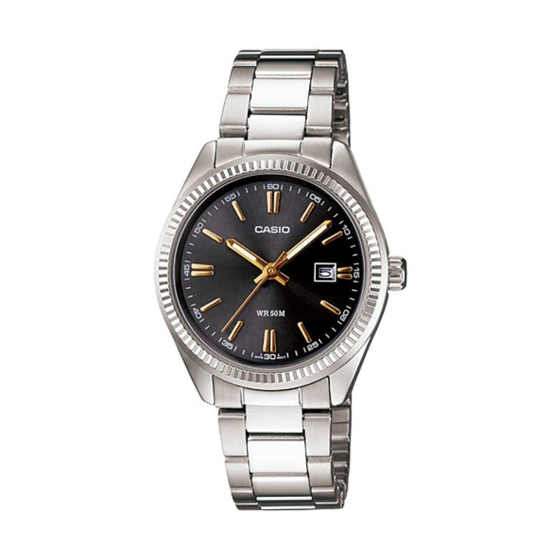 Casio Analog Silver Stainless Steel Watch LTP1302D-1A2