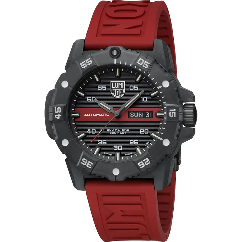 Luminox black face rubber band watch hotsell