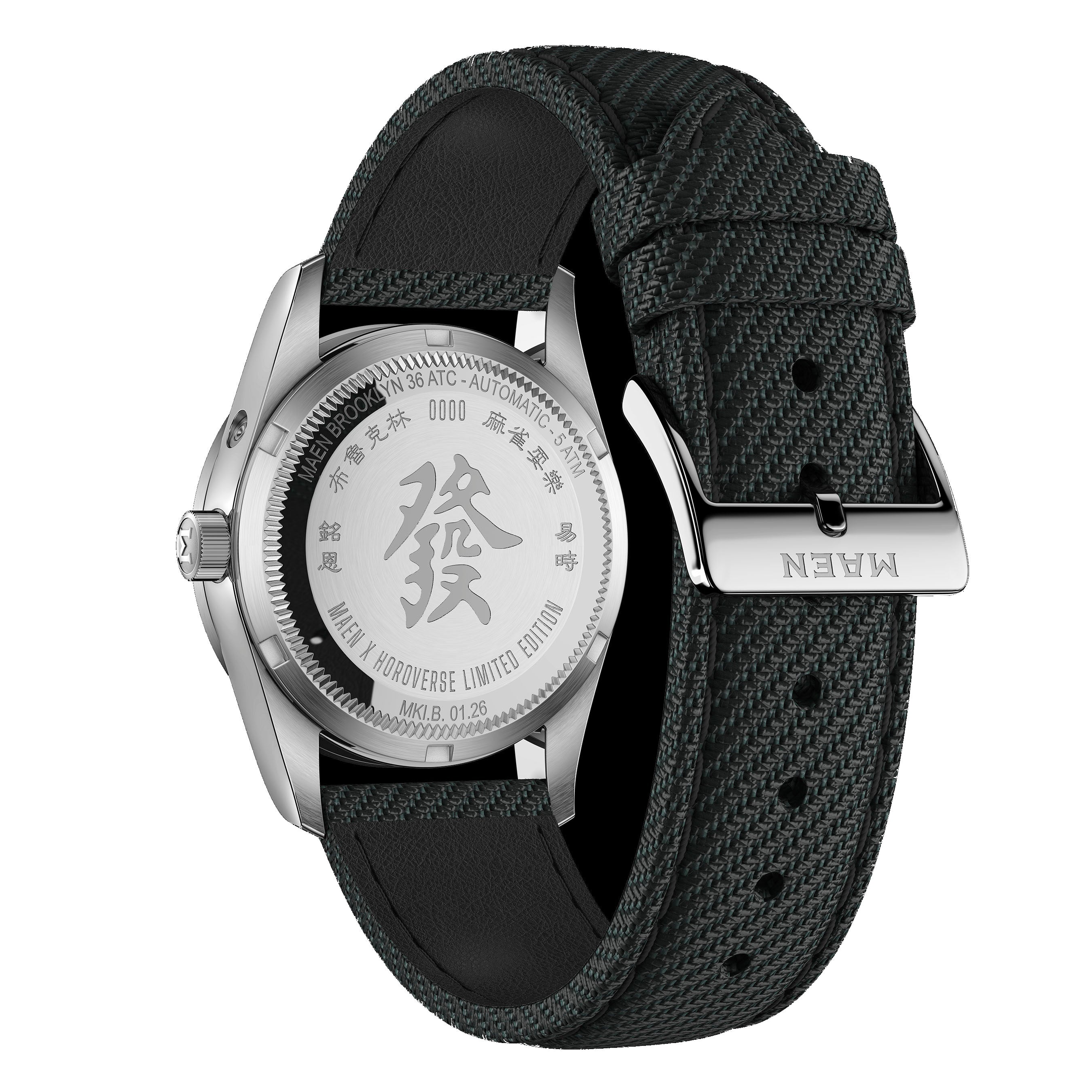 MAEN MAEN Mahjong 36 Automatic Watch MHV.03 - CASEBACK MAHJONG36