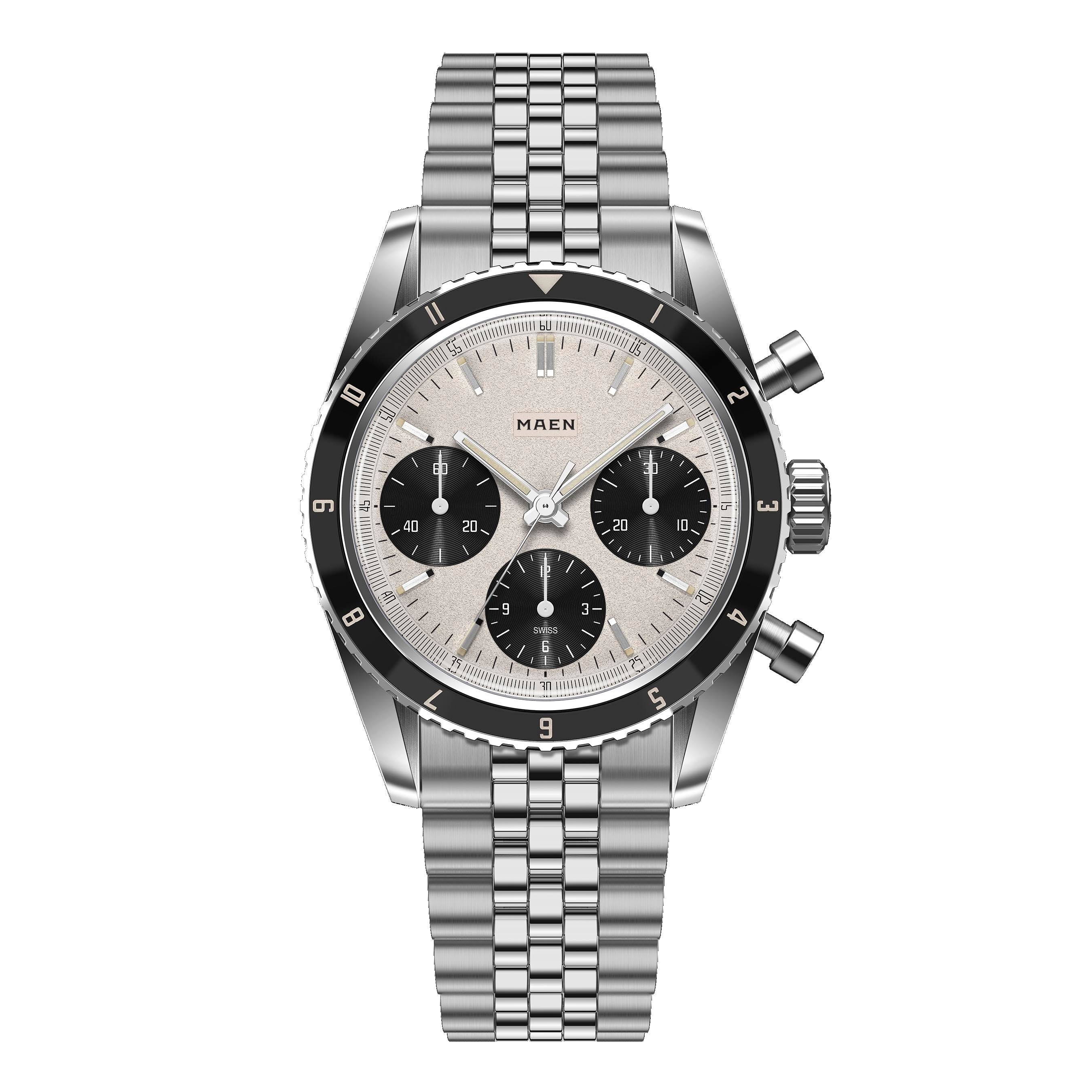 MAEN MAEN Skymaster 38 Chronograph Manual Wind Watch M6.1.2 - mcr02 jubilee