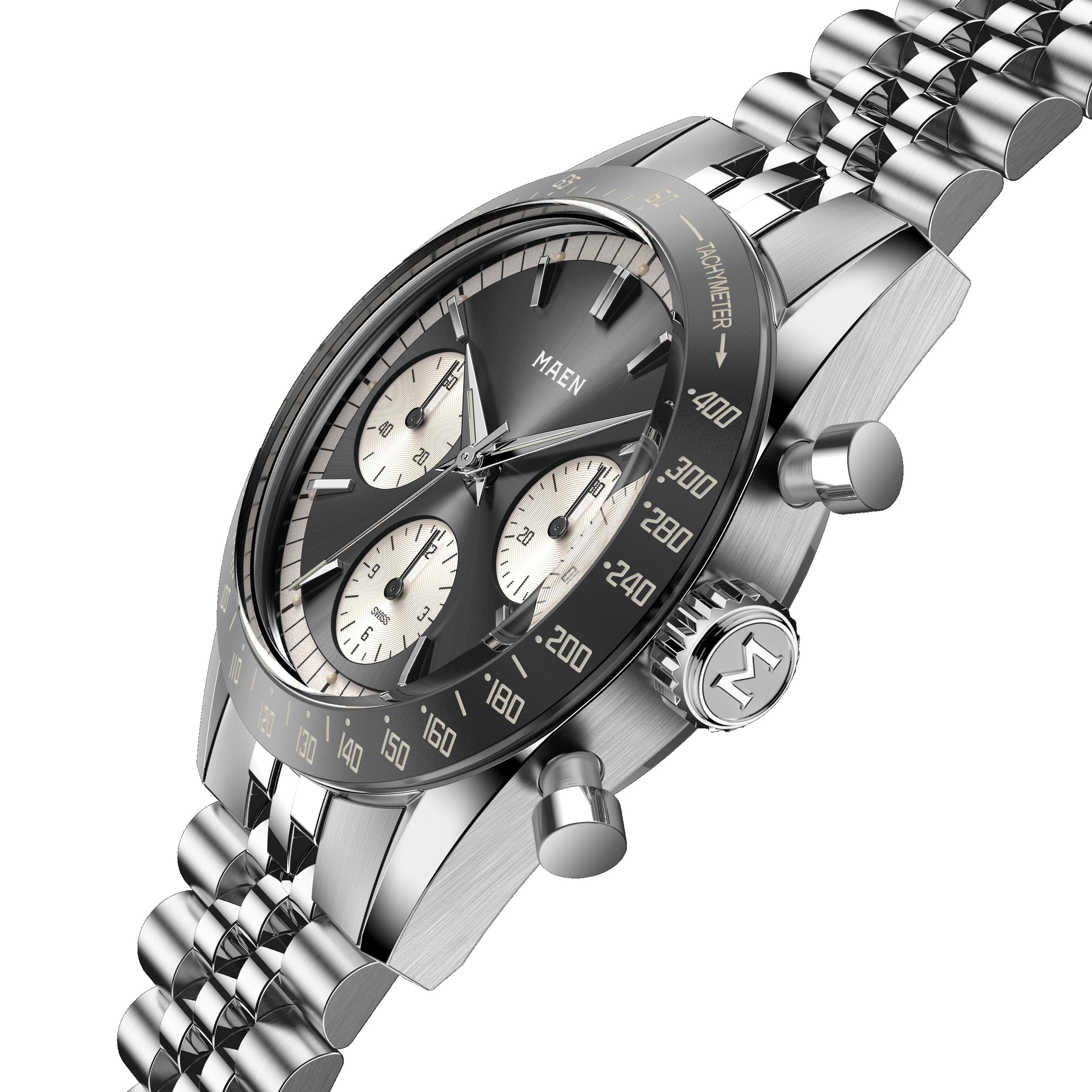 MAEN MAEN Skymaster 38 Chronograph Manual Wind Watch M6.2.1 - OVERHEAD MCT01