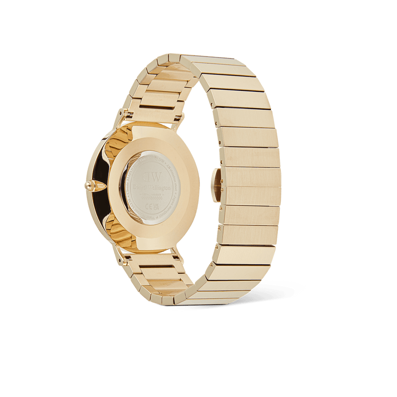Daniel Wellington 经典钢琴链金色 Unitone 手表