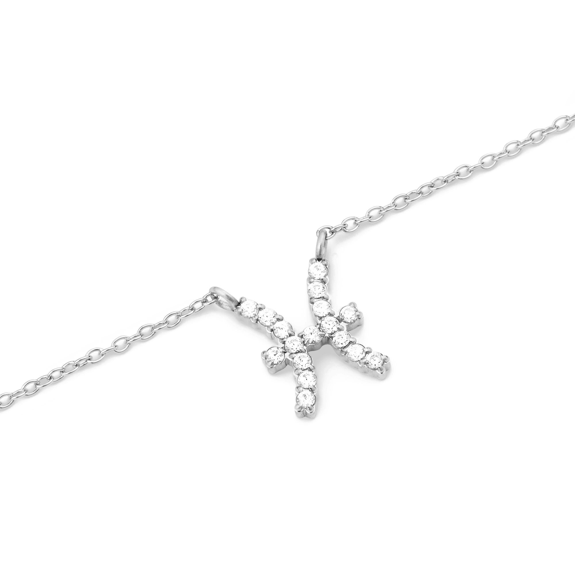 Daniel Wellington Zodiac Crystal Necklace Silver