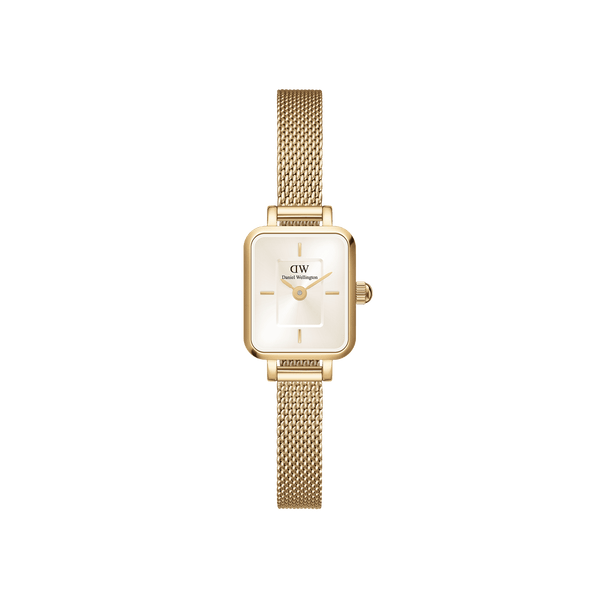 Daniel Wellington Quadro Mini 15x18mm Evergold G Champagne DW00100656