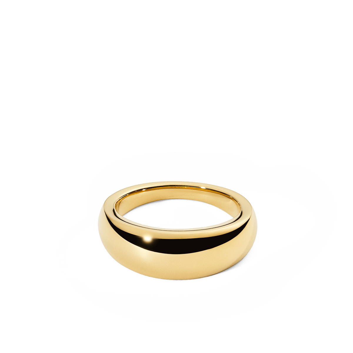 Daniel Wellington Flow Ring 8mm Gold in recycled stainless steel