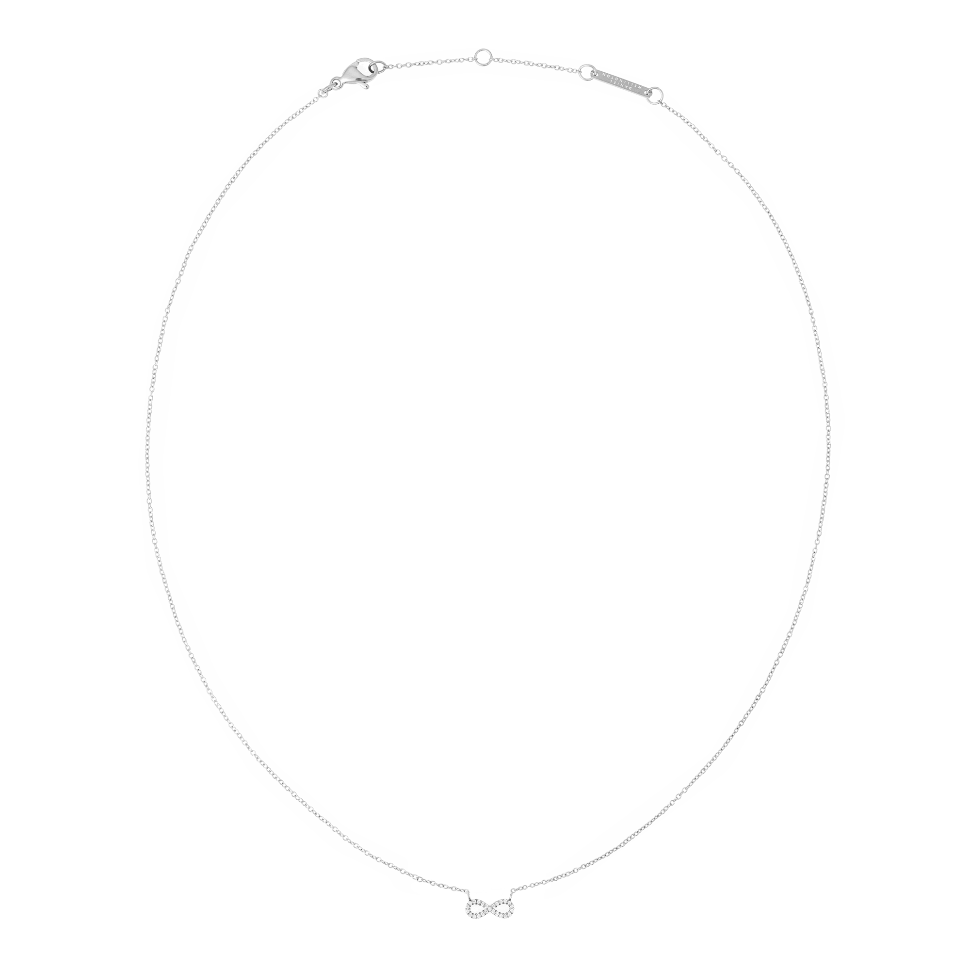Daniel Wellington Mirelle Infinity Necklace Silver