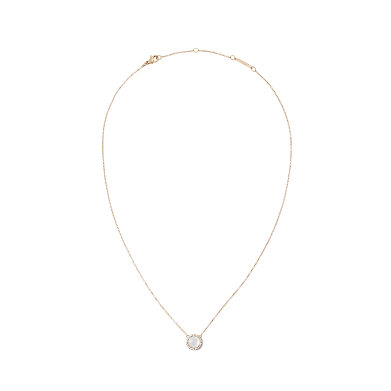 Daniel Wellington Audrey Mother of Pearl Rose Gold Necklace DW00401448