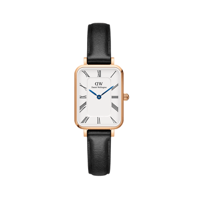 Daniel Wellington Quadro 罗马数字谢菲尔德玫瑰金手表 DW00100689