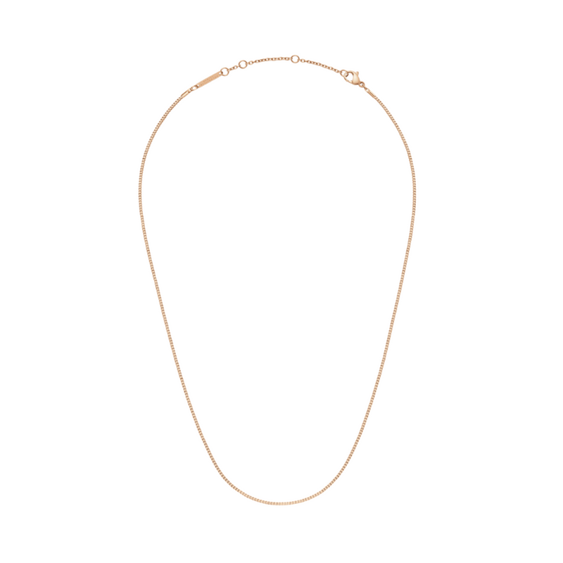 Daniel Wellington Box Chain Rose Gold Necklace DW00400553