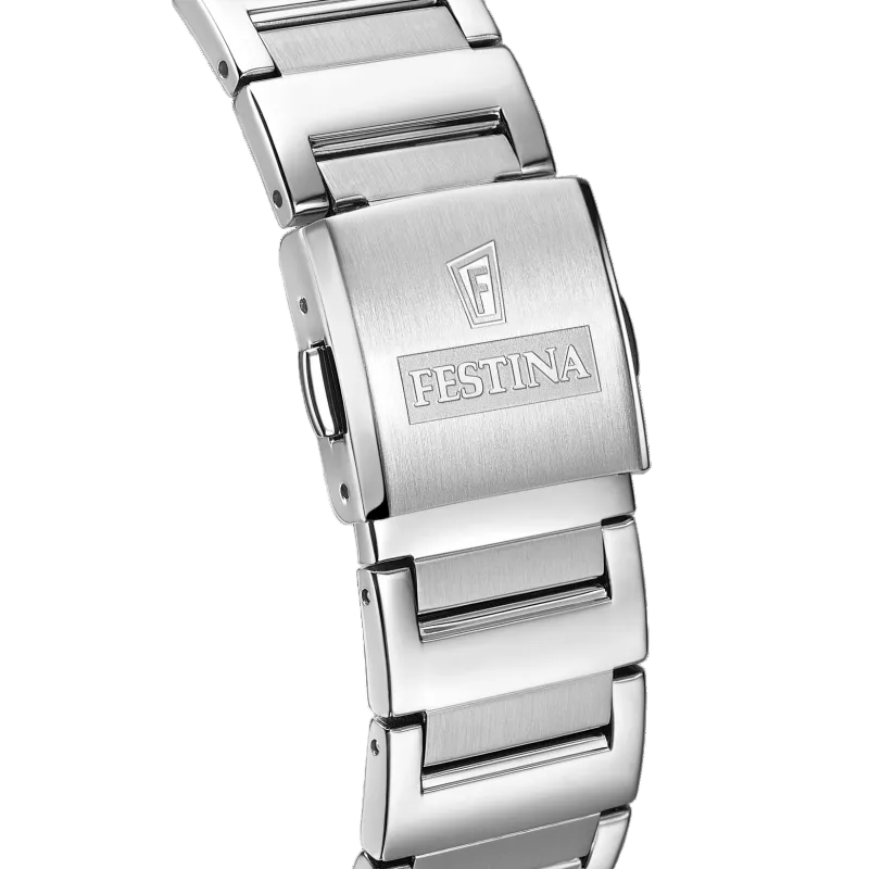 Festina Black Dial Stainless Steel Men's Watch F20677/4