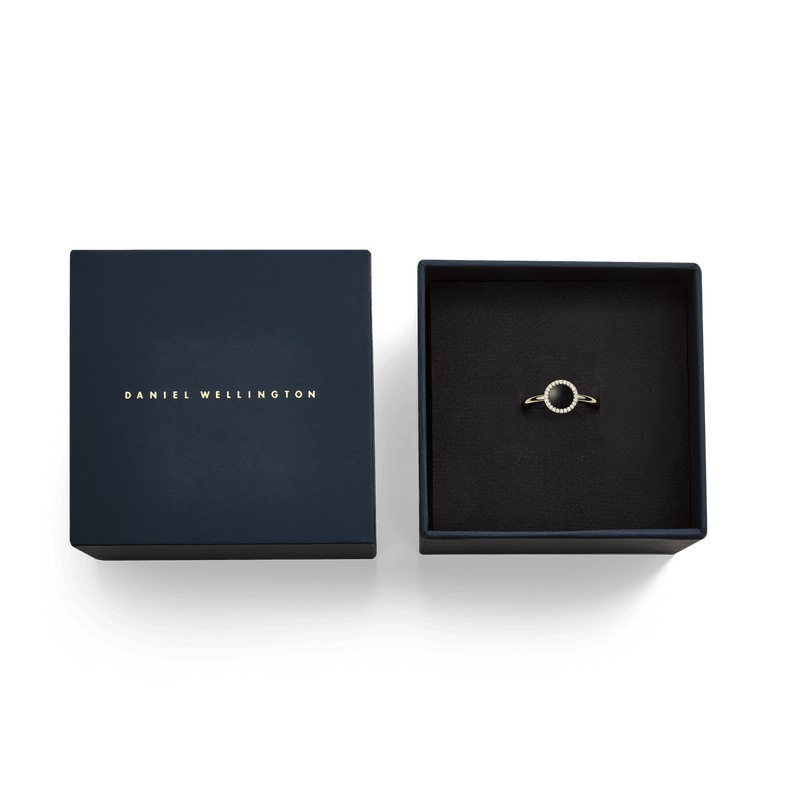 Daniel Wellington Audrey Black Agathe Gold Ring