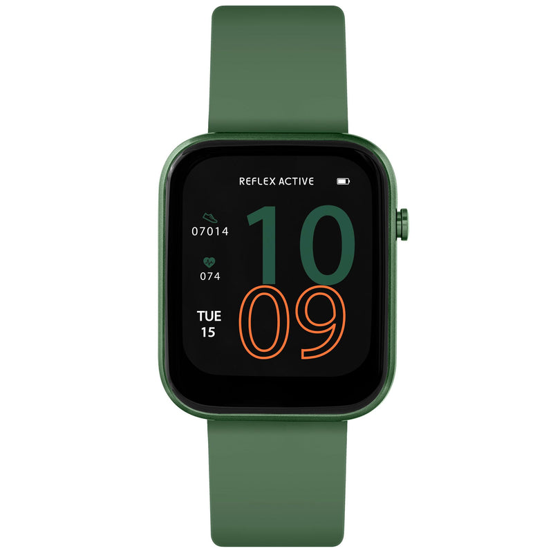 Reflex Active Series 12 Dark Green Silicone Smartwatch RA12-2156