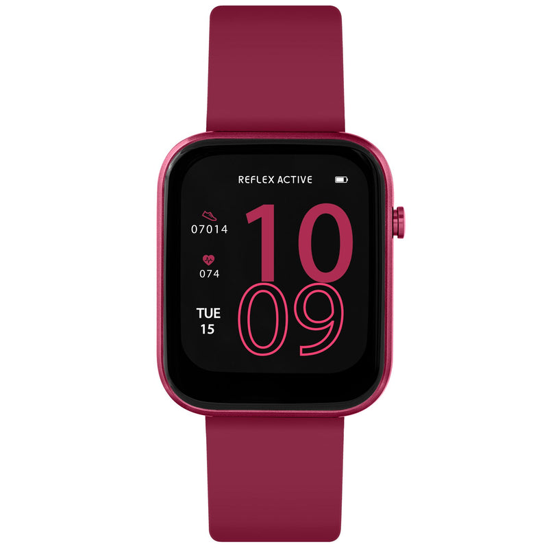 Reflex Active Series 12 Berry Silicone Smartwatch RA12-2158