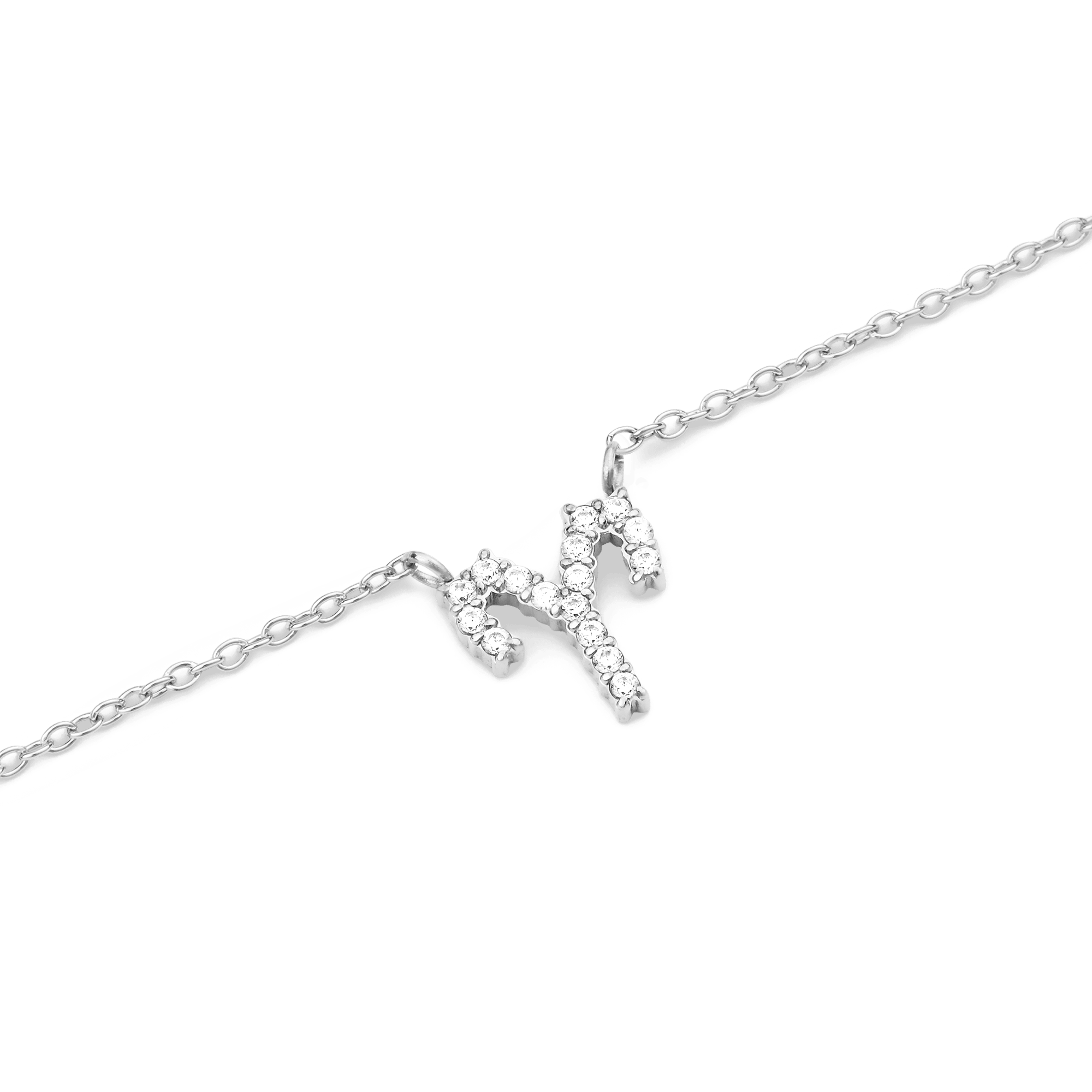 Daniel Wellington Zodiac Crystal Necklace Silver