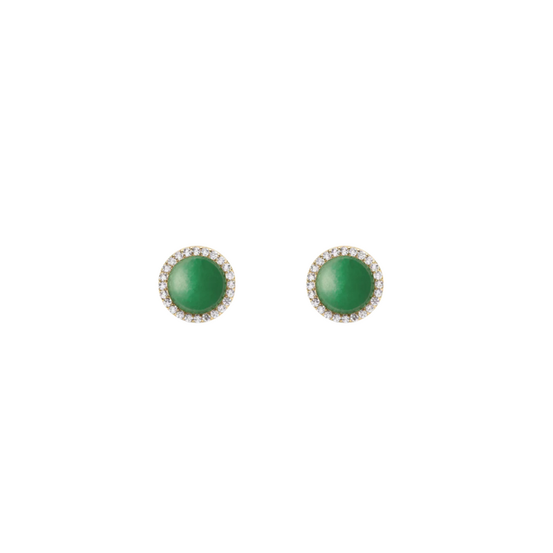 Daniel Wellington Audrey Jade Gold Earrings