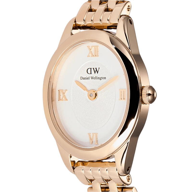 Daniel Wellington Ophelia Mini Beans Link White Dial Watch DW00100805