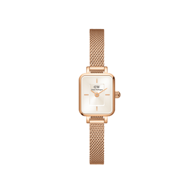 Daniel Wellington Quadro Mini 15x18mm Melrose RG Champagne DW00100651