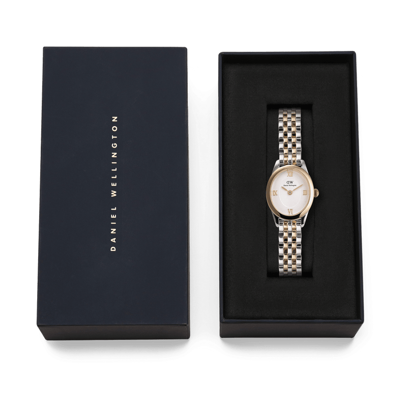 Daniel Wellington Ophelia Mini Beans Link White Dial Watch DW00100811