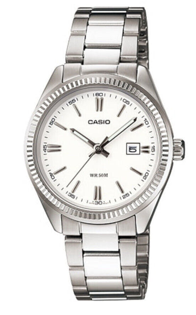 Casio Analog Silver Stainless Steel Watch LTP1302D-7A1