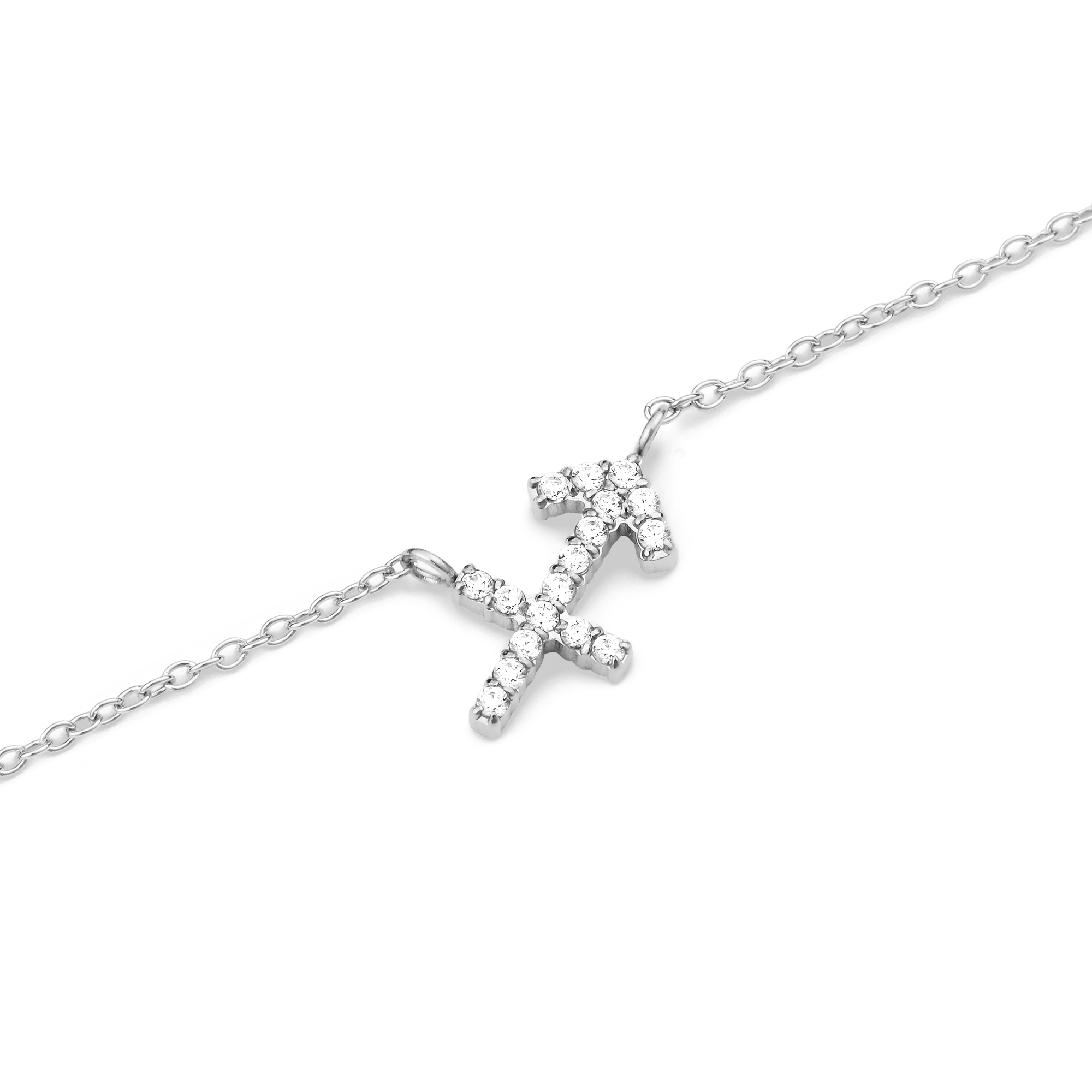 Daniel Wellington Zodiac Crystal Necklace Silver