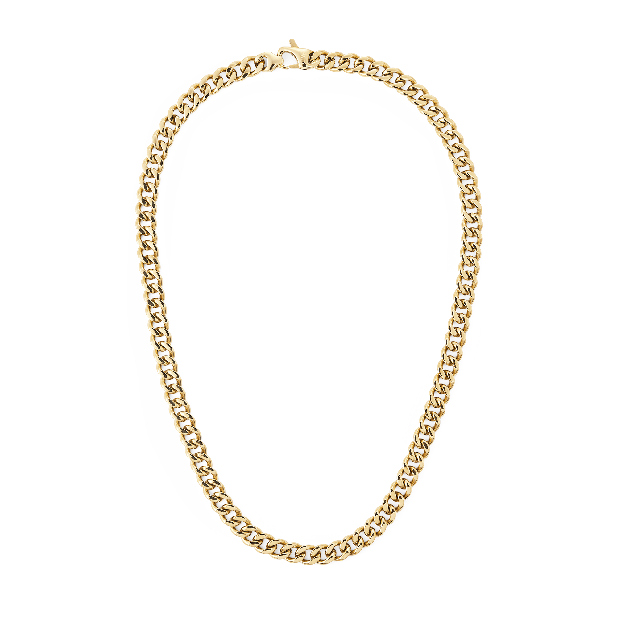 Daniel Wellington Ellipse Cuban Chain Necklace Gold