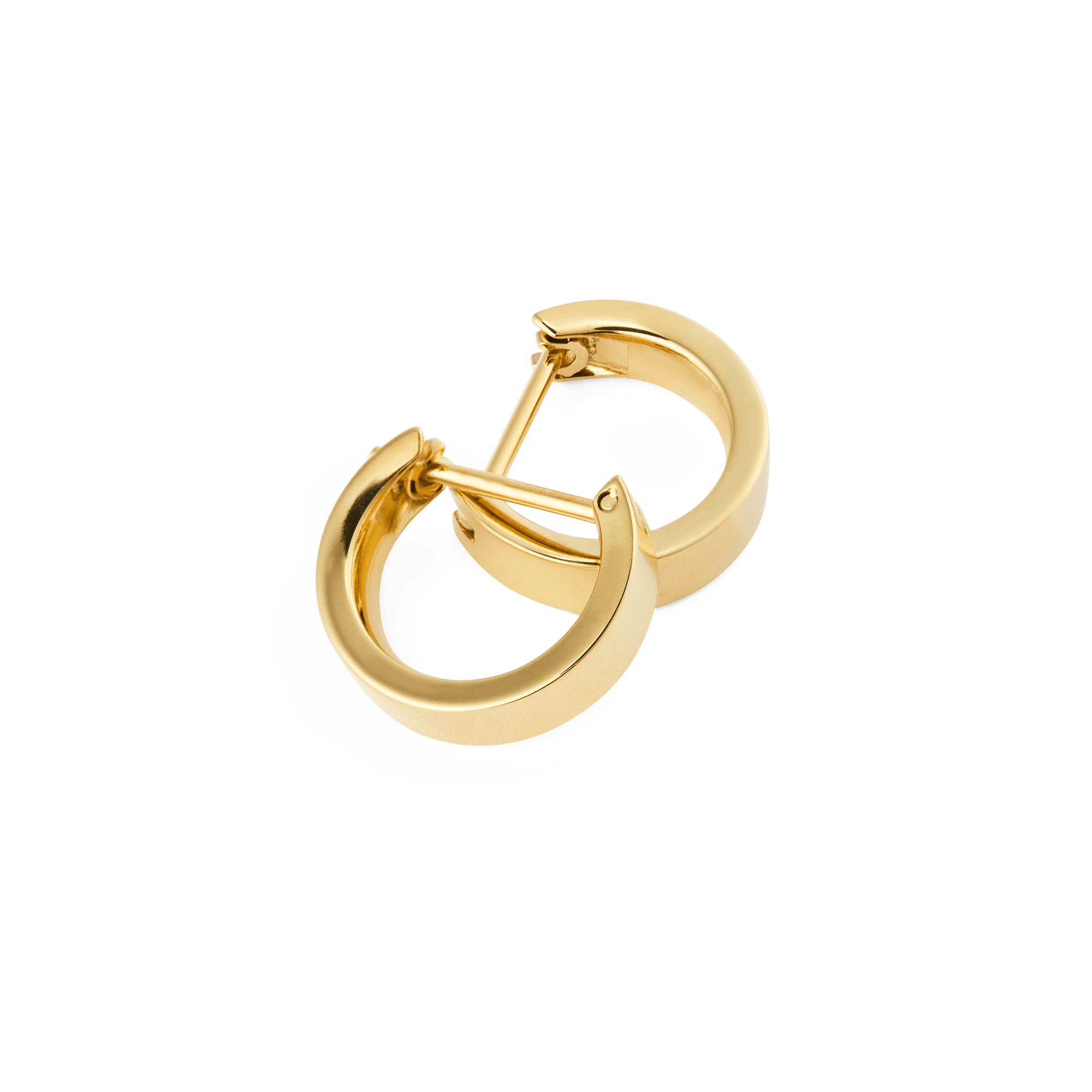 Daniel Wellington Line Earrings Polished Gold 3.5mm