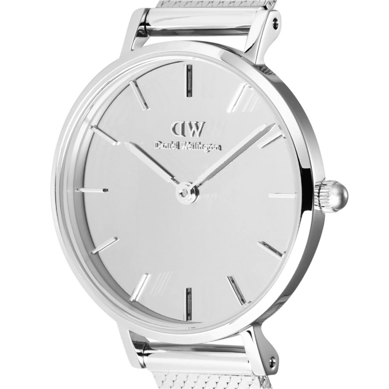 Daniel Wellington Petite Mirror Reflection Silver Dial Watch DW00100796