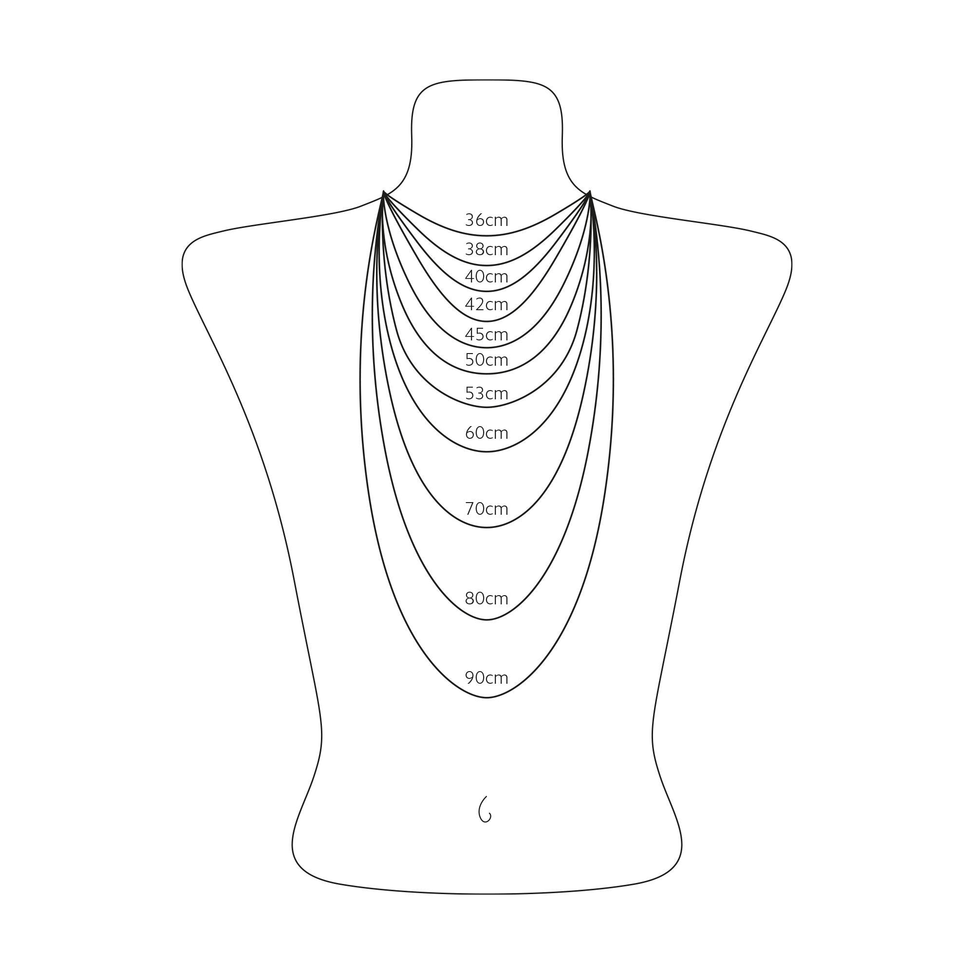 THOMAS SABO Necklace with letter pendant O and white zirconia - silver