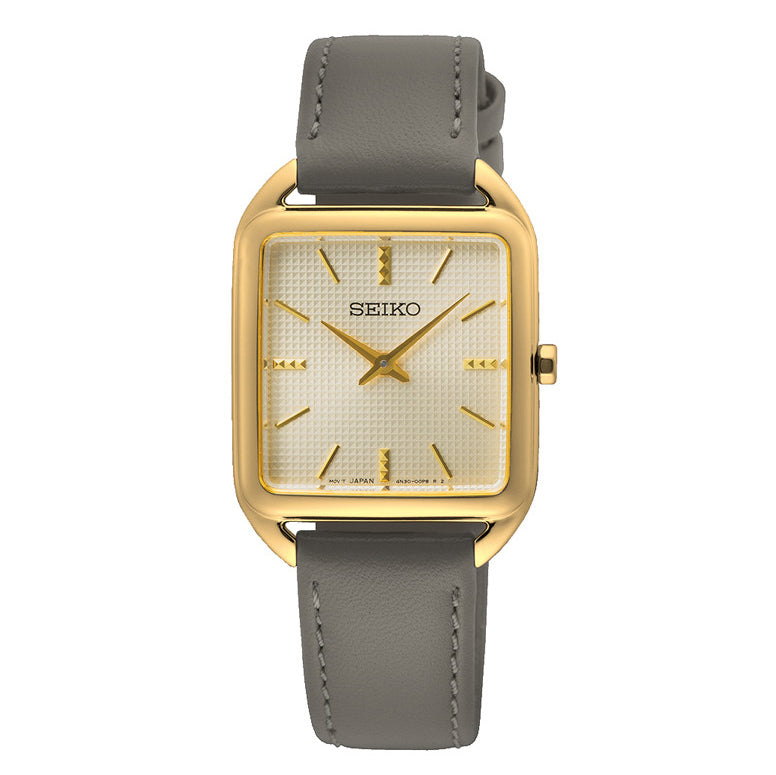Seiko 女士日装方形手表 SWR090