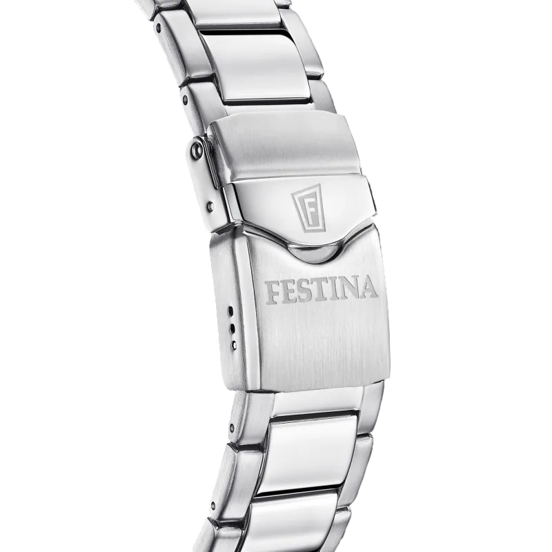 Festina Orange Dial Stainless Steel Men's Watch F20665/5