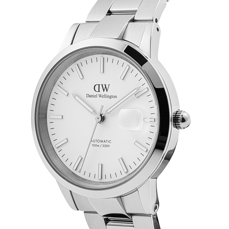 Daniel Wellington Iconic Link 自动银色腕表