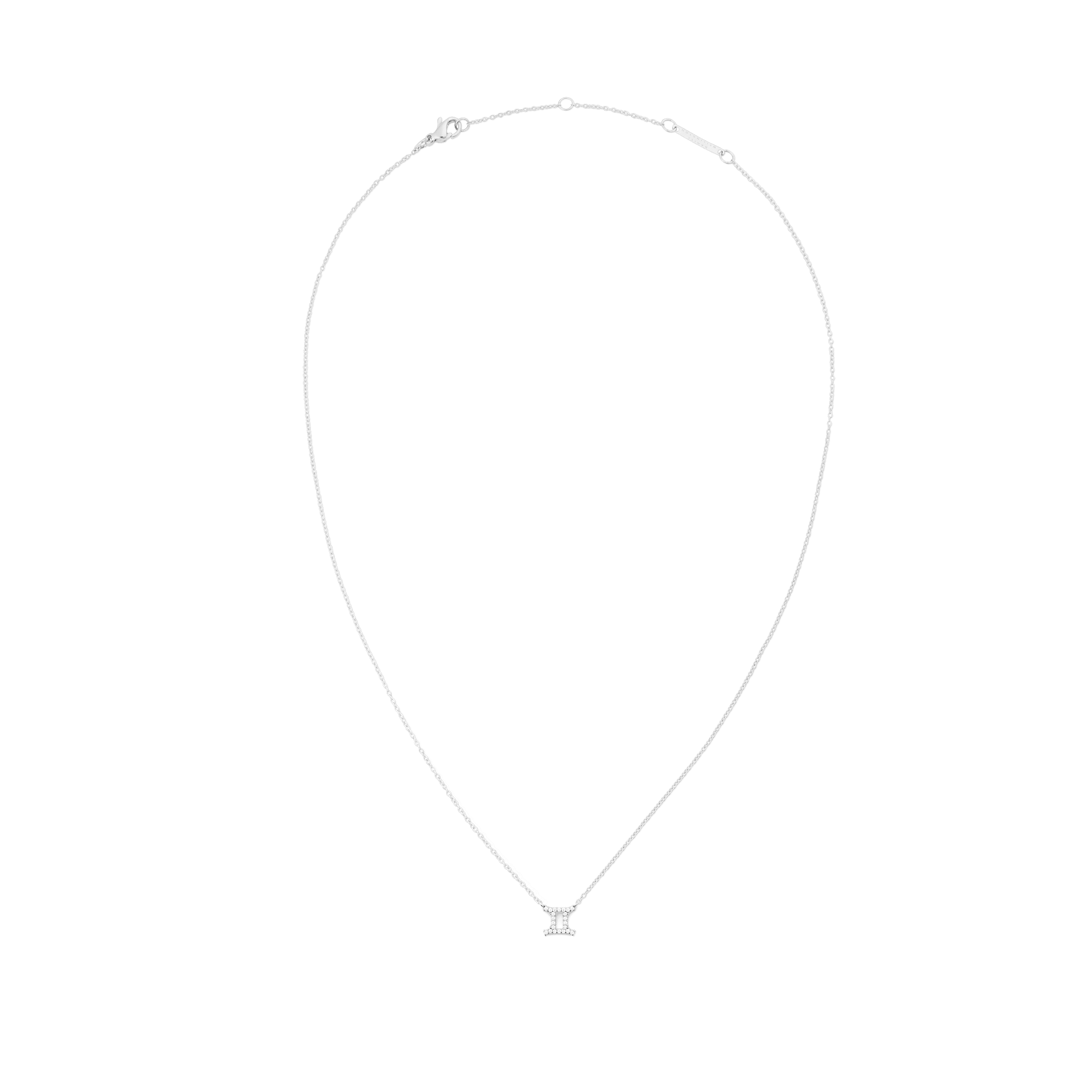 Daniel Wellington Zodiac Crystal Necklace Silver