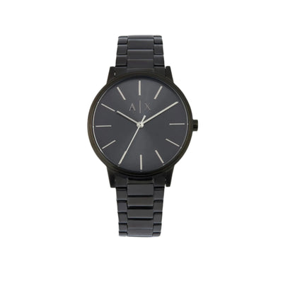 Armani Cayde Elegant Black Steel Band Timepiece AX2701