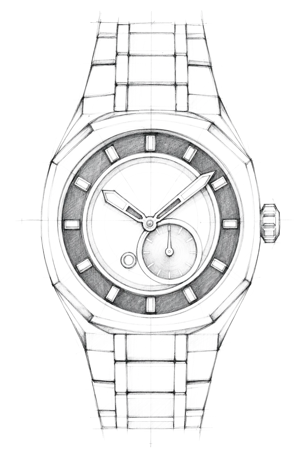 Bulova Marc Anthony Surveyor 97A204 automatic men's watch with black sunray dial and gold-tone stainless steel bracelet — lifestyle view