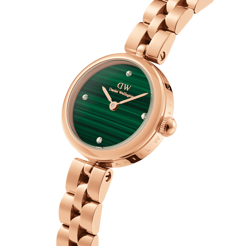 Daniel Wellington Elan Lumine 孔雀石玫瑰金手表 DW00100721